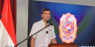 Santiago Peña firme ante el crimen organizado