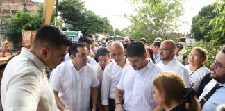 Nenecho dio inicio a la construcción del desagüe del barrio San Pablo